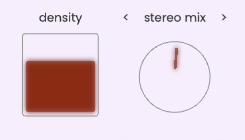 density and mix both at around 50%
